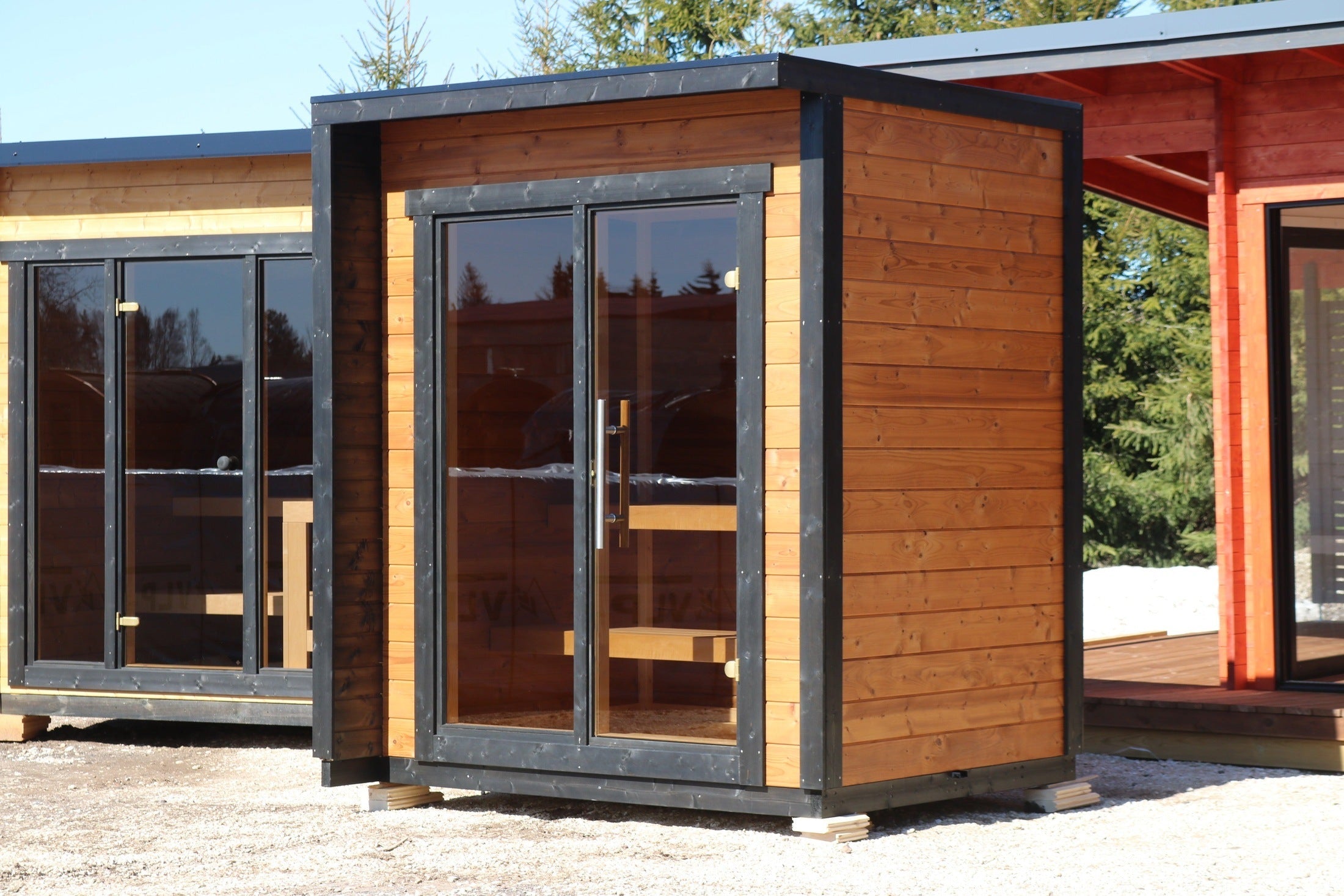 Leil Patio XXS 3 Person Outdoor Sauna