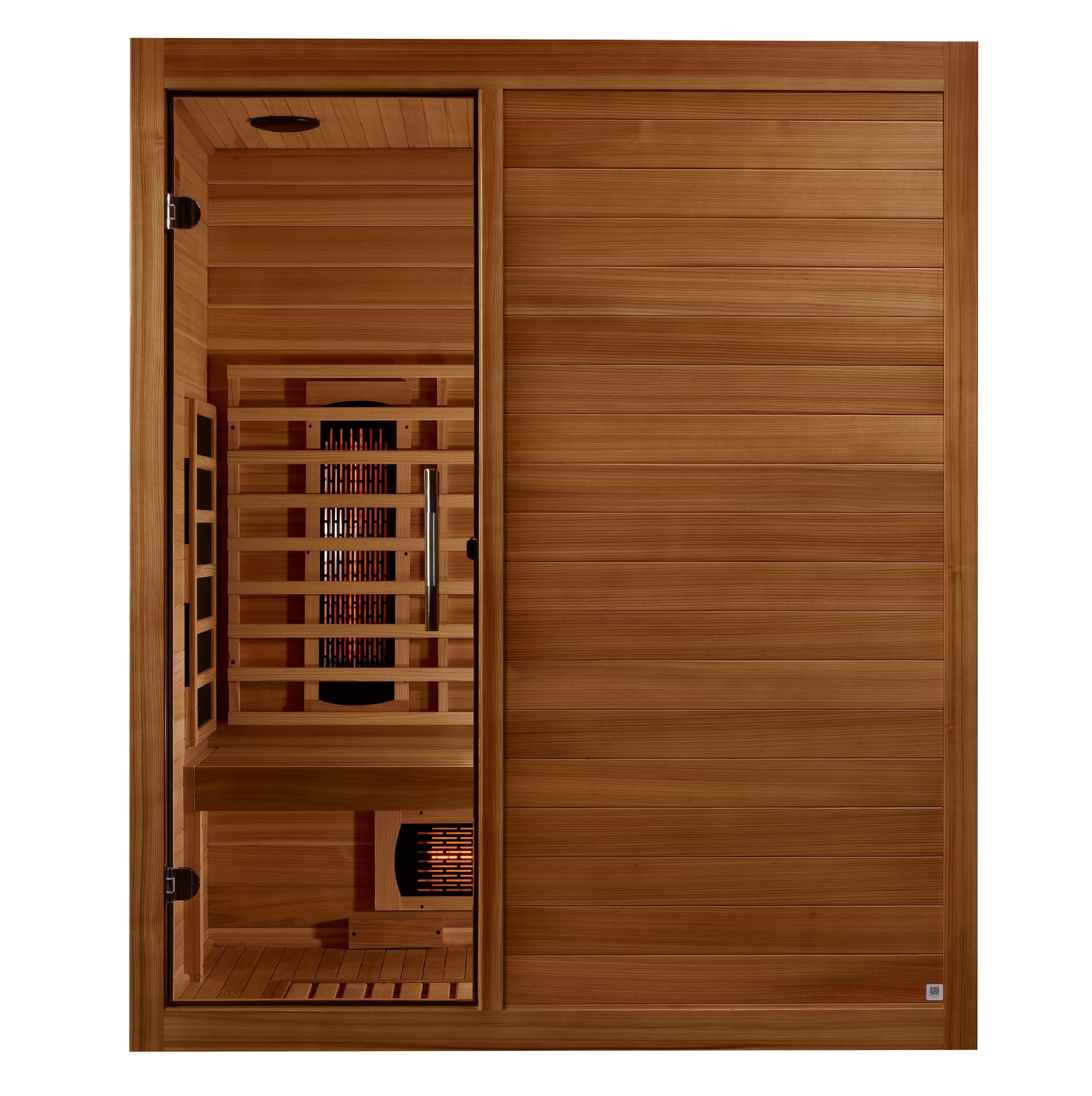 Maxxus 3-Person S-Line  Full Spectrum Infrared Sauna - Pacific Cedar MX-S306-01-FS-PC