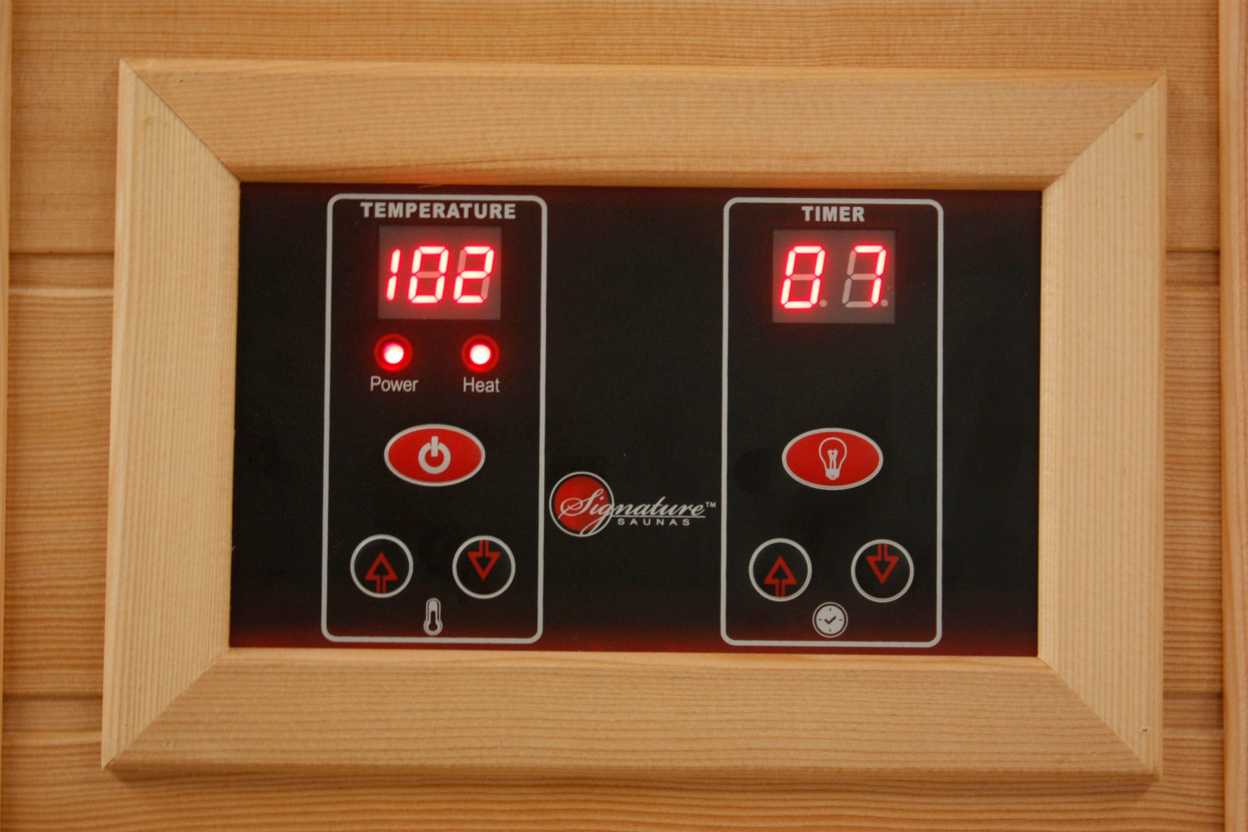Maxxus 3-Person Low EMF FAR Infrared Sauna Canadian Red Cedar MX-K356-01 CED