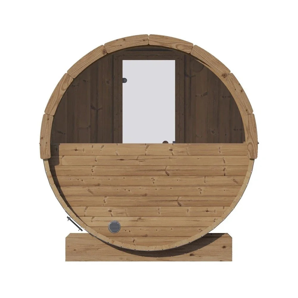 SaunaLife Model E7W 4 Person Sauna Barrel-Window