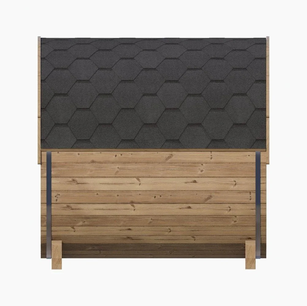SaunaLife Model E7W 4 Person Sauna Barrel-Window
