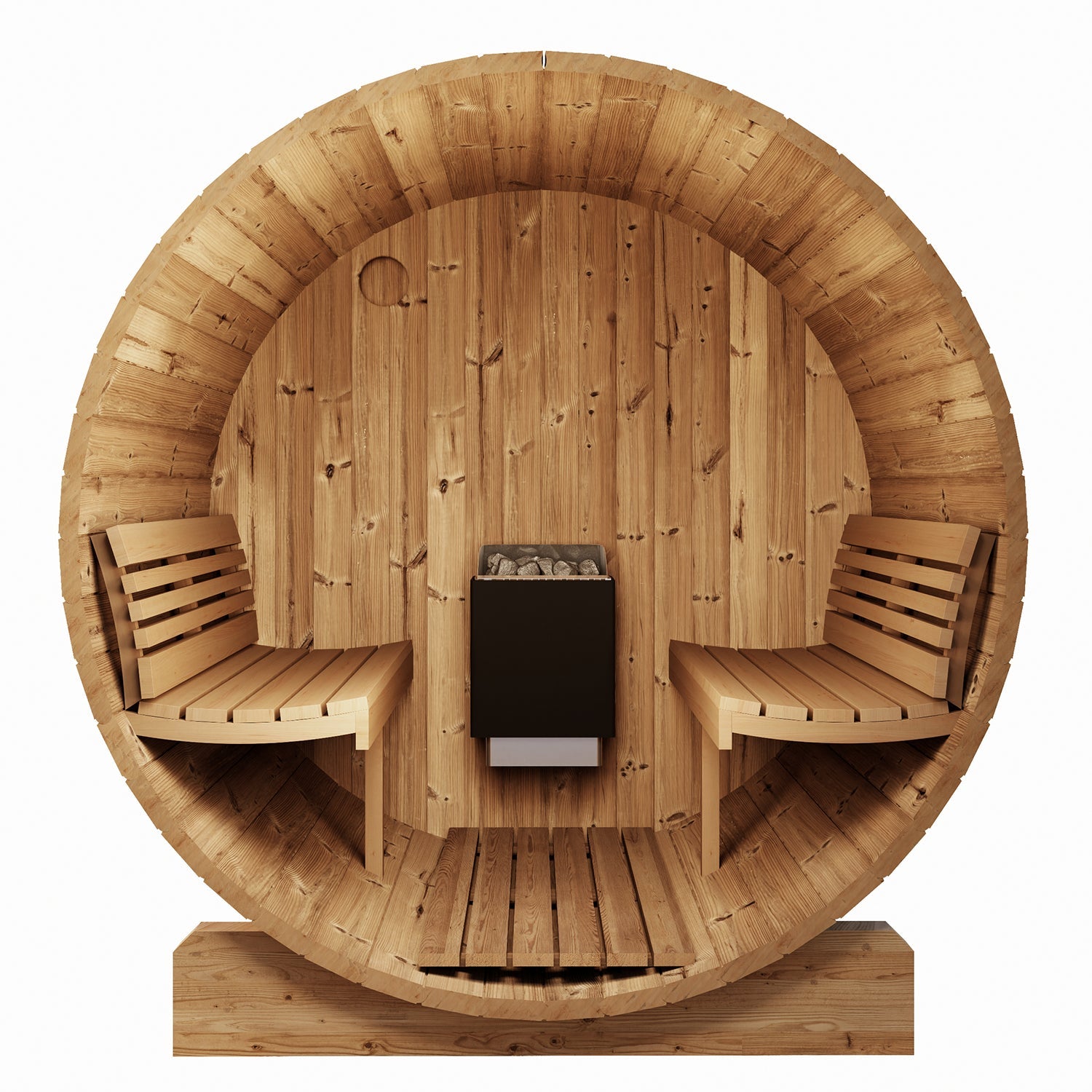 SaunaLife Model E8 6 Person Barrel Sauna