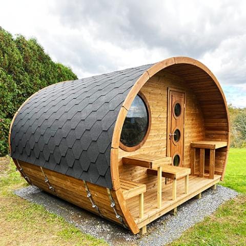 SaunaLife Model G11 8 Person Garden Series Outdoor Sauna
