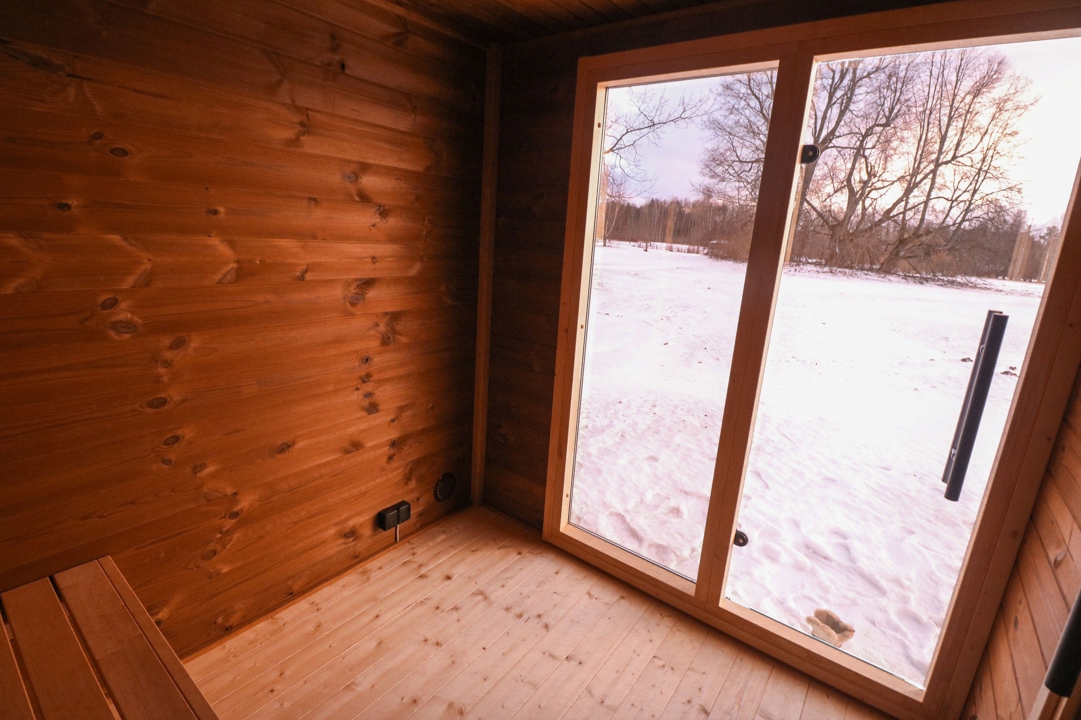Leil Patio L 5 Person Outdoor Sauna with Large Changing Room