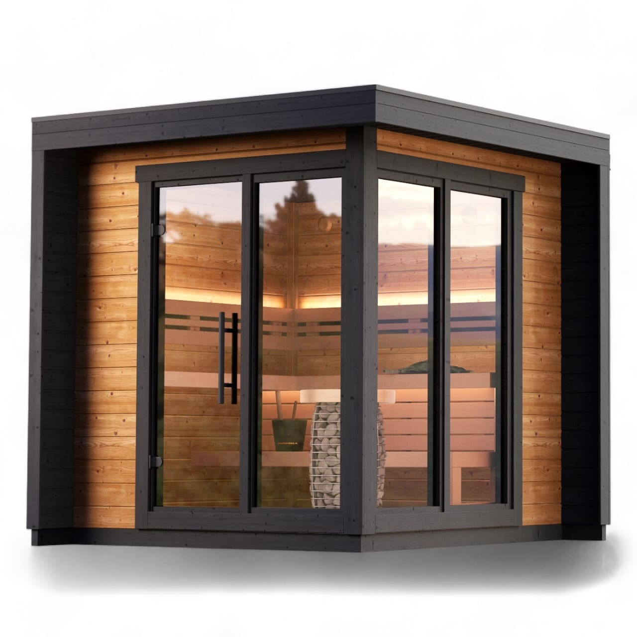Leil Patio S 4-5 Person Outdoor Sauna
