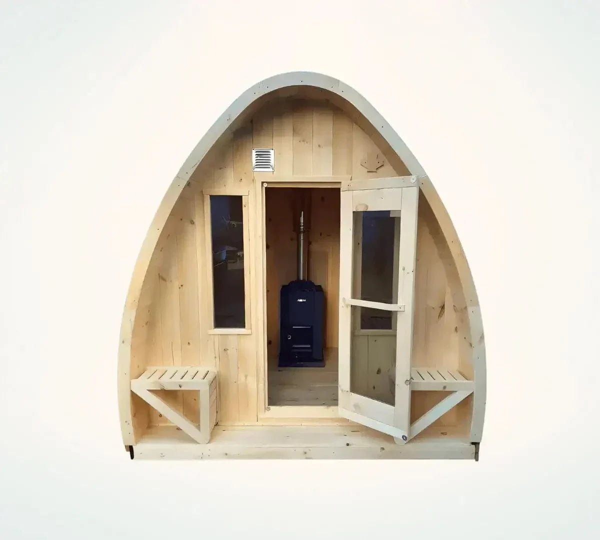 True North Canadian Made 4-8 Person Outdoor Traditional Large Pod Sauna