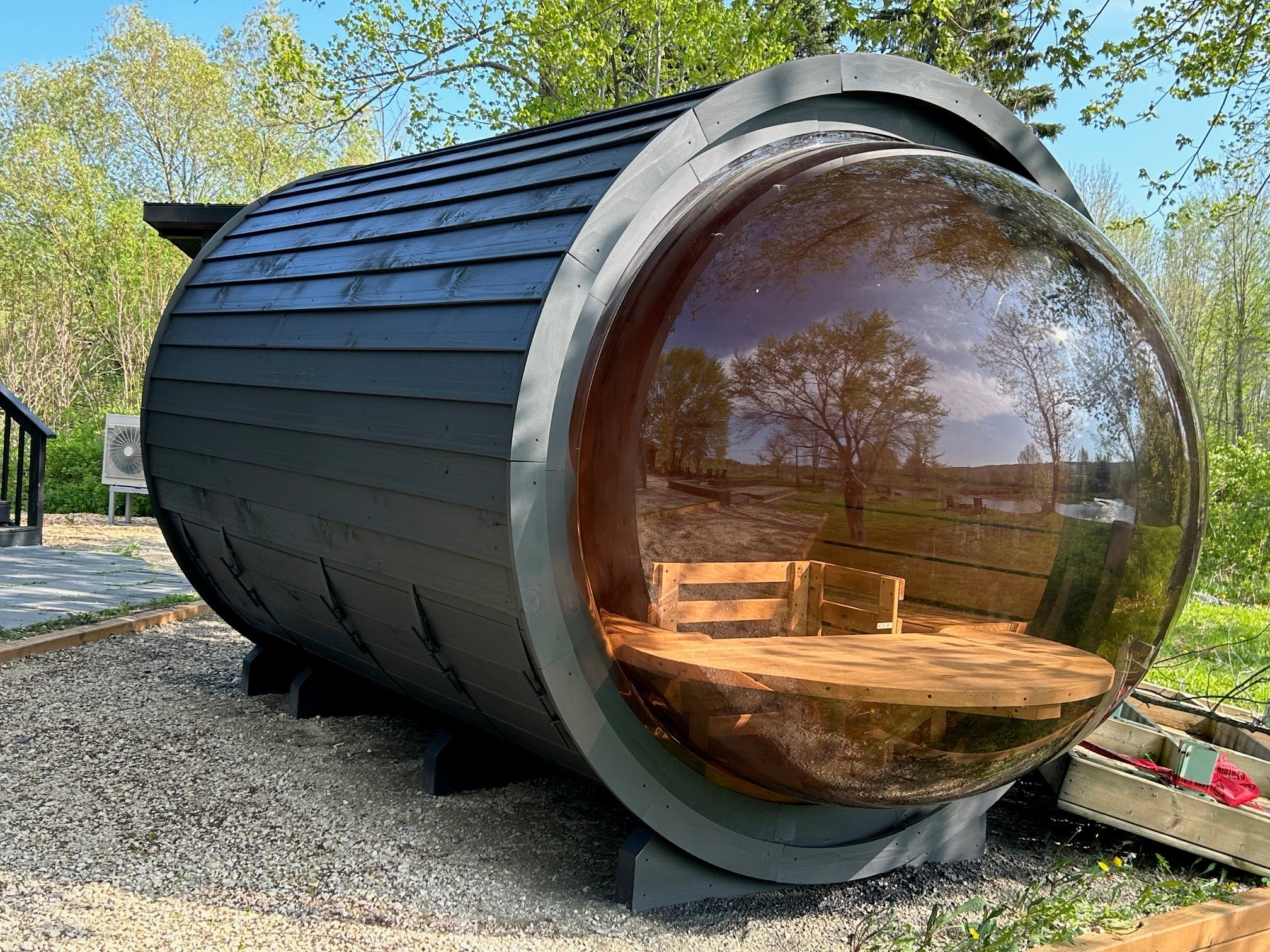 True North Panorama Barrel Outdoor Sauna